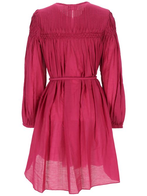 Deep pink cotton dress MARANT ETOILE | RO0392FAB1J17E40FA